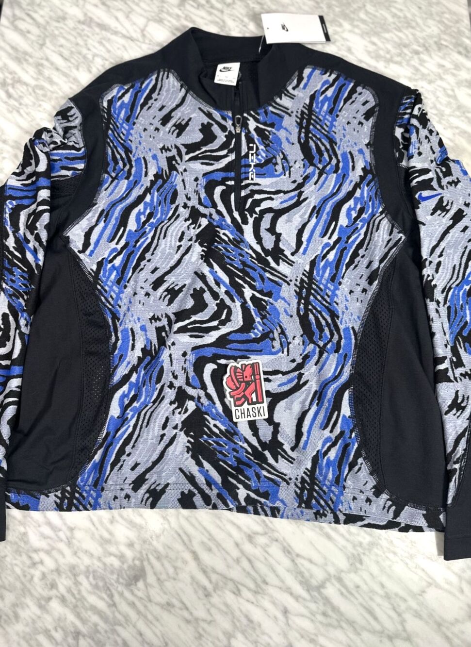 Nike Project FROG Quarter Zip Up Long Sleeve Hyper Royal Blue Men XL HV0901 405